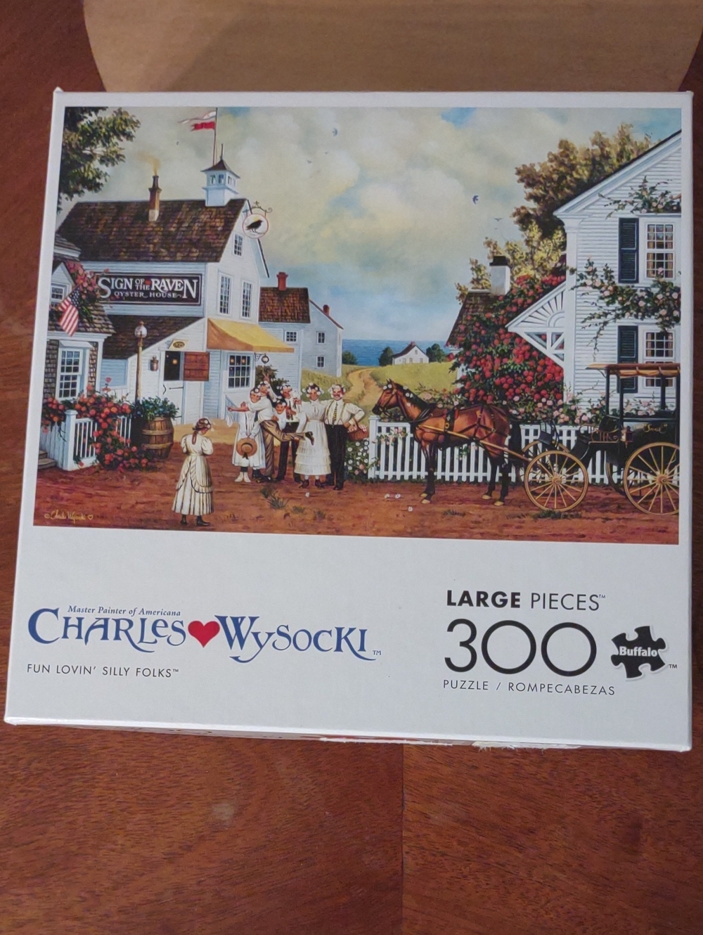 Americana Charles Wysocki 300-Piece Jigsaw Puzzle